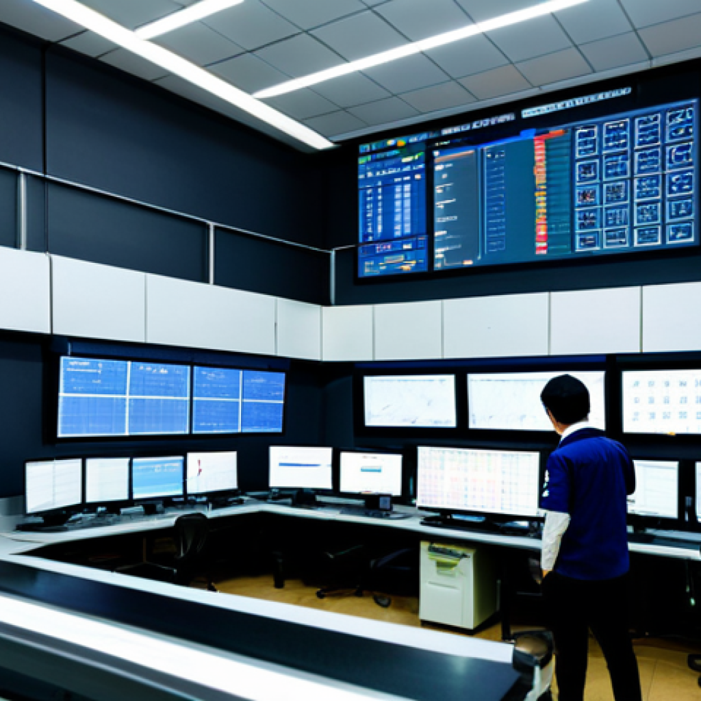 Smart Factory Control Room**
"A bright, modern control room in a Vietnamese smart factory, filled with engineers and technicians monitoring real-time data dashboards displaying production metrics and energy consumption charts. The team is focused on optimizing processes and ensuring efficiency. Soft, diffused lighting, clean environment, state-of-the-art equipment. safe for work, appropriate content, fully clothed, professional, perfect anatomy, natural proportions, high quality."
**