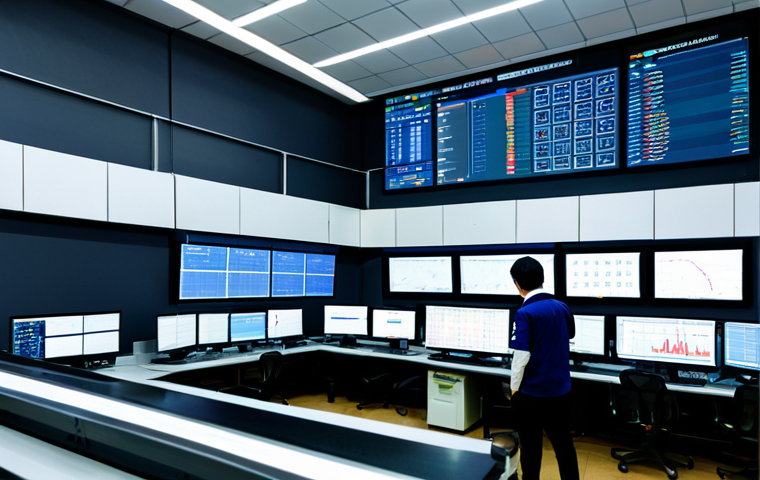 Smart Factory Control Room**

"A bright, modern control room in a Vietnamese smart factory, filled with engineers and technicians monitoring real-time data dashboards displaying production metrics and energy consumption charts. The team is focused on optimizing processes and ensuring efficiency. Soft, diffused lighting, clean environment, state-of-the-art equipment. safe for work, appropriate content, fully clothed, professional, perfect anatomy, natural proportions, high quality."

**