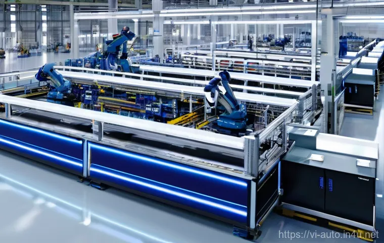 공장자동화 교육기관 추천 - **Prompt 2: Hands-on Learning in a Vietnamese Automation Lab**
    A brightly lit, contemporary auto...